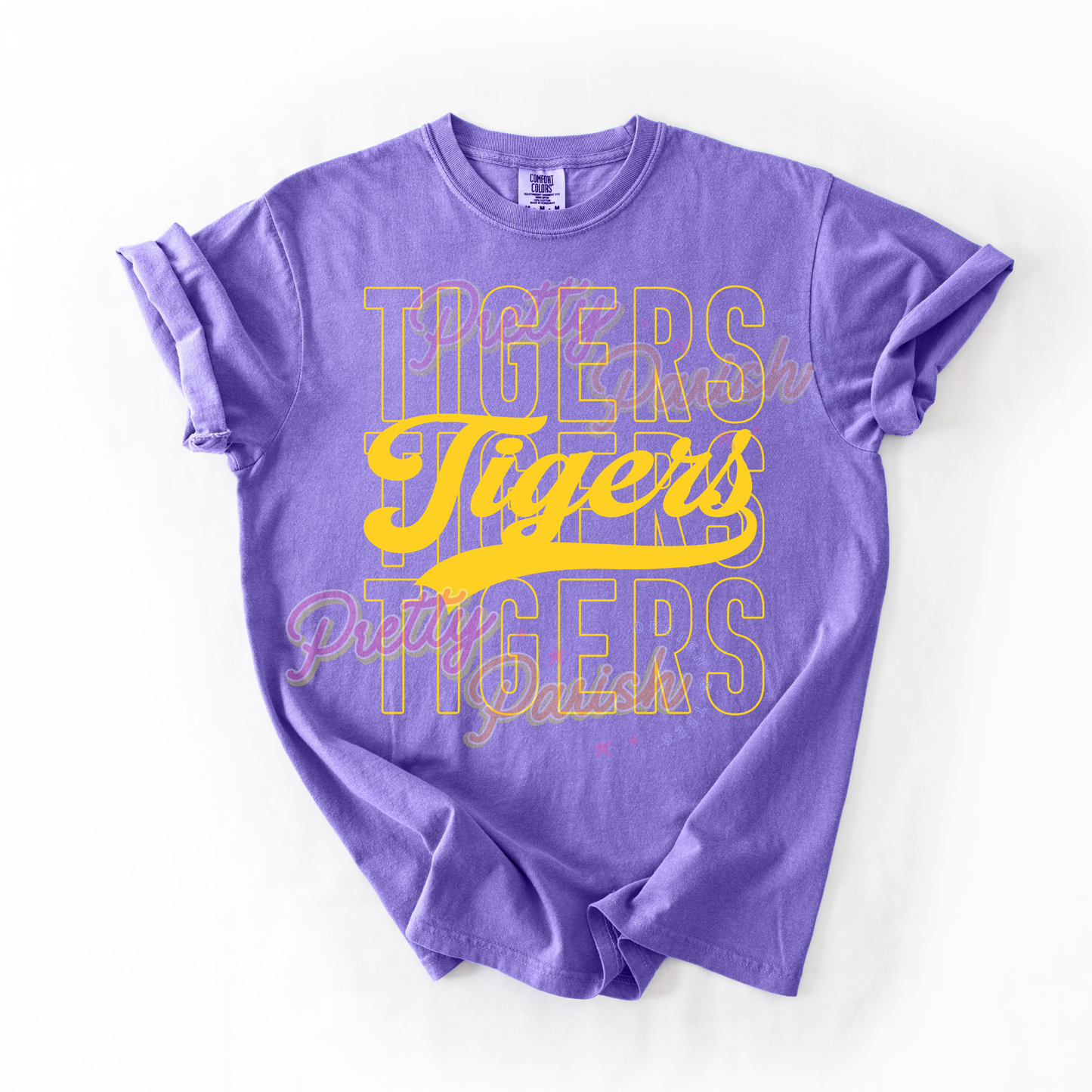 Tigers Retro- yellow