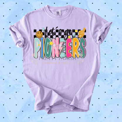 Lets Go Pioneers Colorful