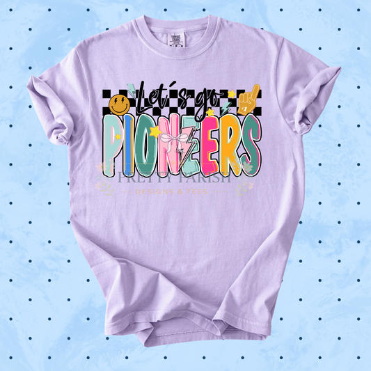 Lets Go Pioneers Colorful