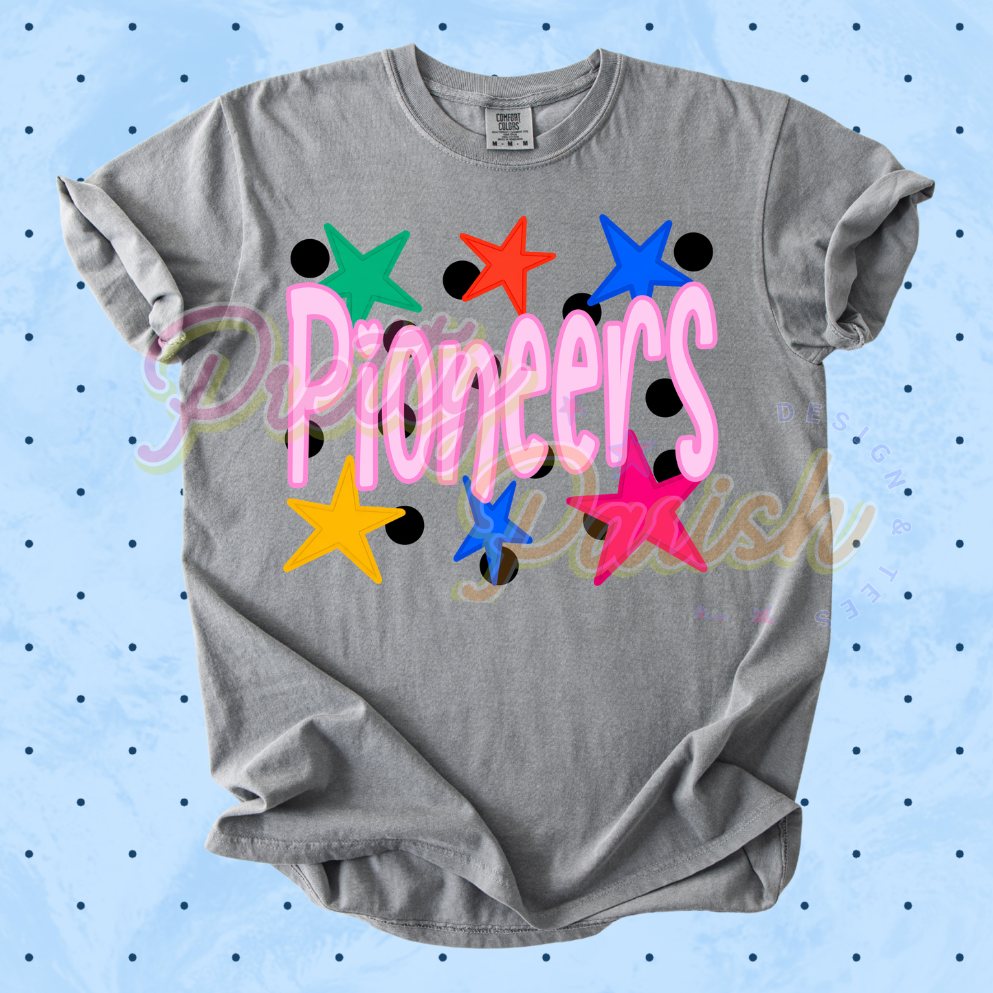 Pioneers colorful stars