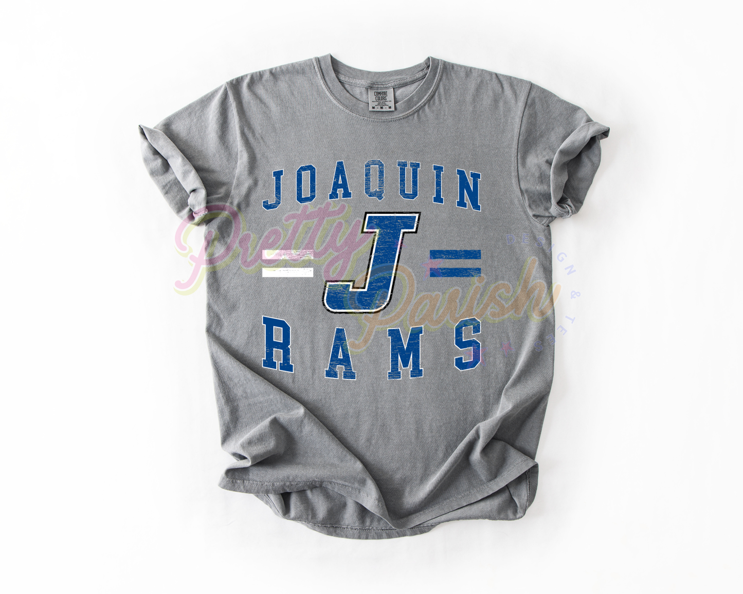 Joaquin Rams mascot distressed