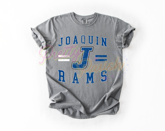 Joaquin Rams mascot distressed